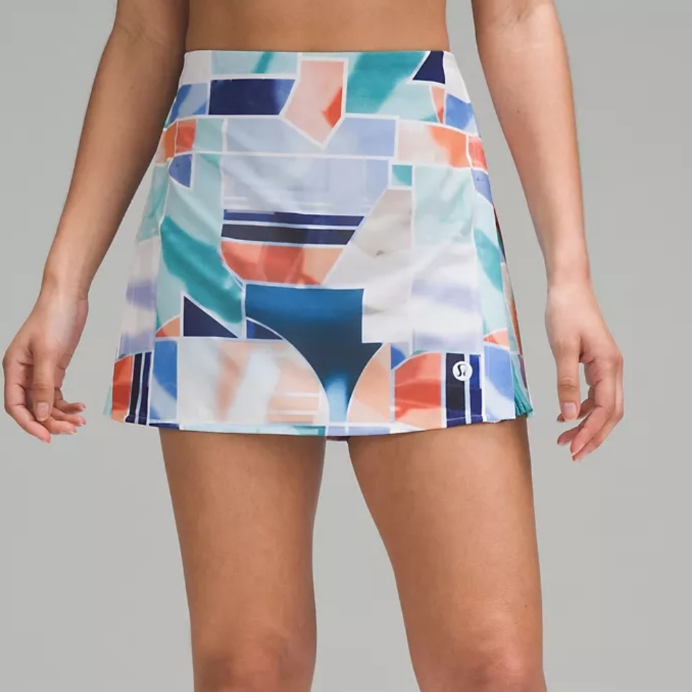 Peek Pleat High-Rise Skirt